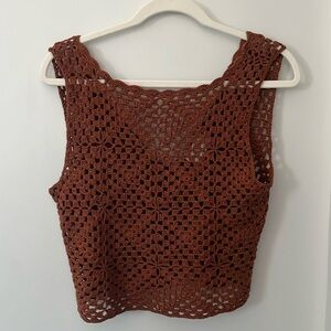 DISSH crochet top sz M